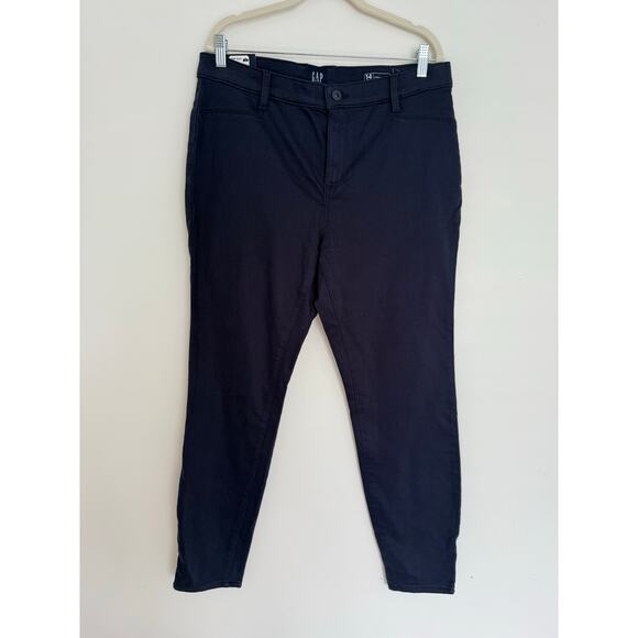 GAP Pants - NWT GAP WOMEN NAVY STRETCH SKINNY PANT Chinos SIZE 14 Business Casual